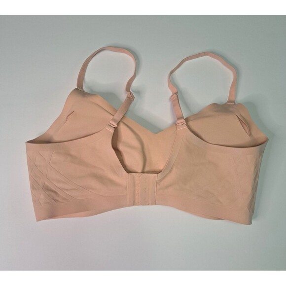 Honeylove Silouhette Wireless T-Shirt Bra Tan S Adjustable Straps Back Closure - Picture 6 of 6